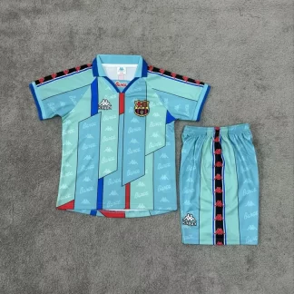 Camiseta de Fútbol Visitante Retro Barcelona 1996/1997 Calidad Tailandesa Talla Infantil