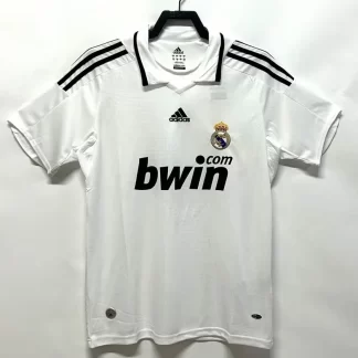 2008/2009 Retro Real Madrid Local Camiseta de Fútbol Calidad Tailandesa