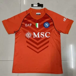 2023/2024 Napoli Camiseta Portero Naranja Fútbol Calidad Tailandesa