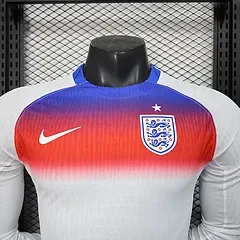 2025/2026 Camiseta de Fútbol Local de Inglaterra Versión Jugador Manga Larga Calidad Tailandesa