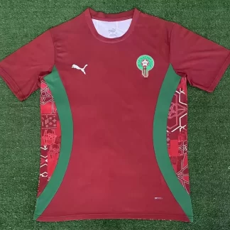 2024/2025 Camiseta de Fútbol Entrenamiento Selección Nacional de Marruecos AAA calidad fan