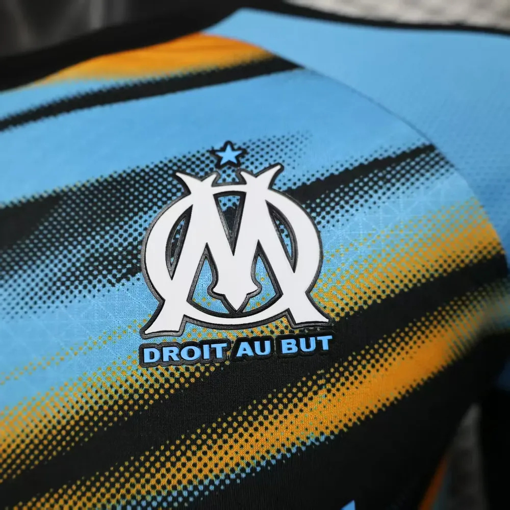 2025/2026 Versión Jugador Chándal de Entrenamiento Olympique de Marseille 01 Camiseta de Fútbol Calidad Tailandesa