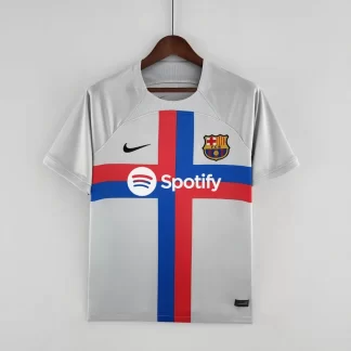 Camiseta de Fútbol Tercera Equipación Visitante 2022/2023 Barcelona Calidad Thai