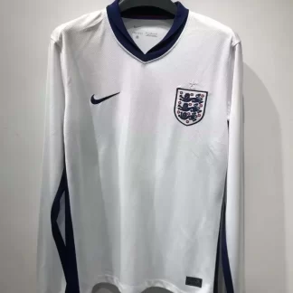 Camiseta de Fútbol Manga Larga 2024 de Inglaterra Local AAA calidad aficionado