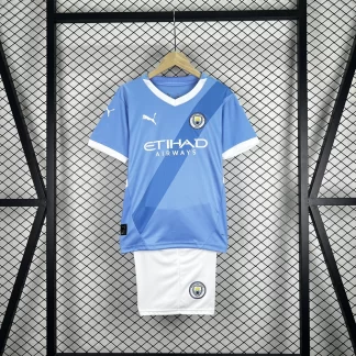 2025/2026 Camiseta de Fútbol Local Manchester City Calidad Tailandesa Talla Infantil