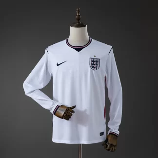2026 Manga Larga Inglaterra Selección Nacional Camiseta Local AAA calidad fan