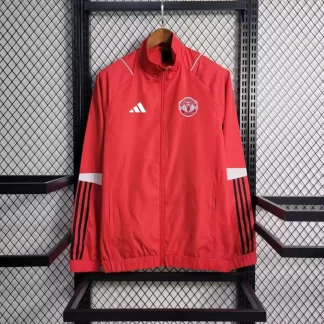 Chaqueta cortavientos del Manchester United 2023 roja