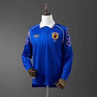 Camiseta Retro 1998 Japón Local Manga Larga AAA calidad fan