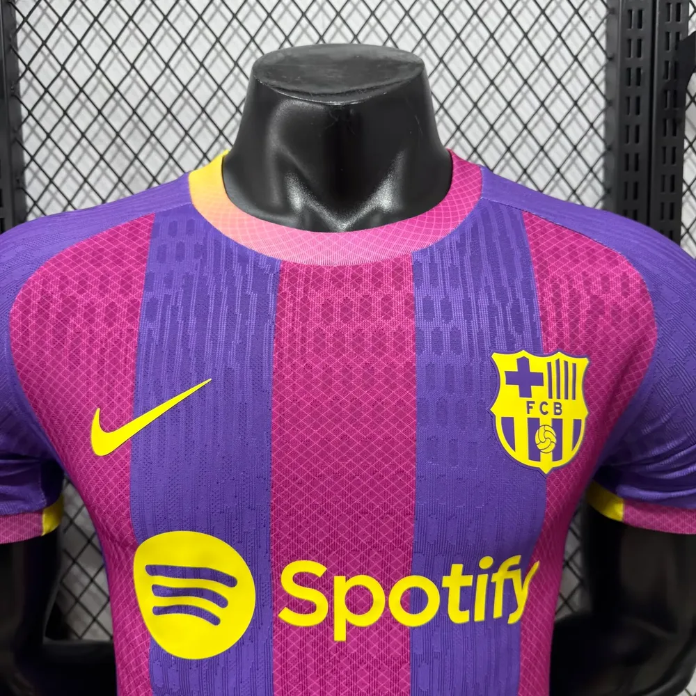 2026/2027 Versión Jugador Barcelona Edición Especial Rojo Púrpura Camiseta de Fútbol 1:1 Calidad Tailandesa