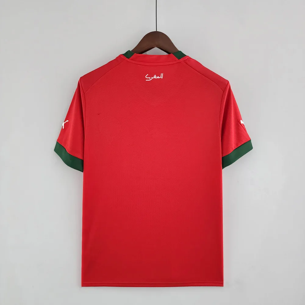 Camiseta local de la Selección de Marruecos para la Copa Mundial de la FIFA 2022