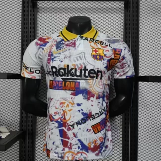 Camiseta de Fútbol Barcelona 2025/2026 Versión Jugador Edición Co-branded Messi Calidad Tailandesa
