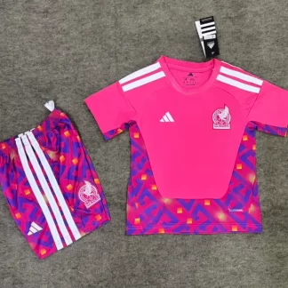 Camiseta de Fútbol Portero México 2025/2026 Calidad Tailandesa Talla Infantil