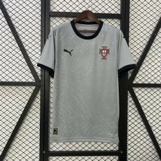2025 Portugal Camiseta de Portero Gris AAA Grado Fan