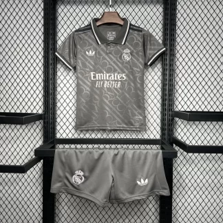 2024/2025 Real Madrid Tercera Visitante Camiseta Fútbol Calidad Thai Talla Infantil