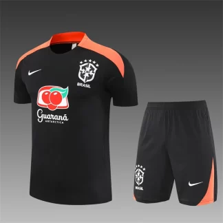 Camiseta de entrenamiento negra de Brasil 2026, conjunto de grado fan AAA