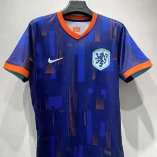 Camiseta de Fútbol Visitante de la Selección de Países Bajos 2024 Calidad Tailandesa