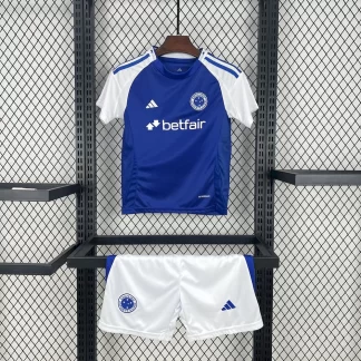 2025/2026 Cruzeiro Local Camiseta de Fútbol 1:1 Calidad Tailandesa Talla Infantil