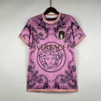 2024-2025 Italia Edición Especial Camiseta de Fútbol Rosa