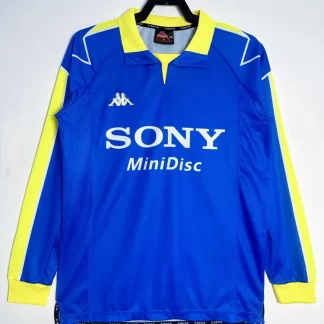 1997-1999 Retro Manga Larga Juventus Camiseta Visitante Fútbol Calidad Tailandesa