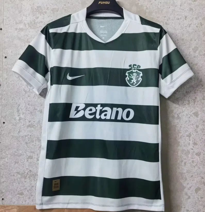2026/2027 Camiseta de Fútbol Local Sporting de Lisboa 1:1 Calidad Tailandesa