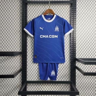 2023/2024 Olympique de Marseille Camiseta Visitante Fútbol Calidad Tailandesa Talla Infantil