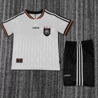1996 Retro Camiseta Local Alemania Calidad Tailandesa Talla Infantil