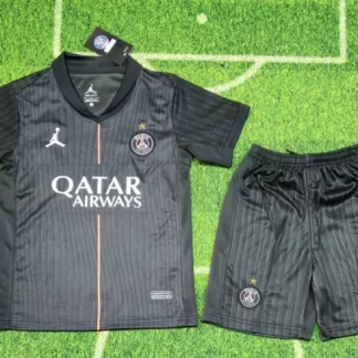 Camiseta de Fútbol Psg Paris Saint-Germain Cuarta Visitante con Estrella 2025/2026 Calidad Tailandesa Talla Infantil