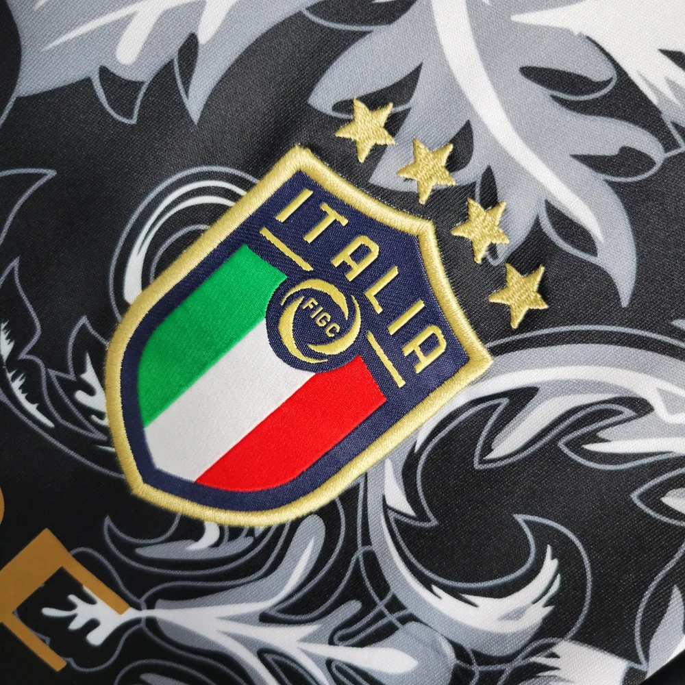 Camiseta de Fútbol Negra Edición Especial Italia 2023