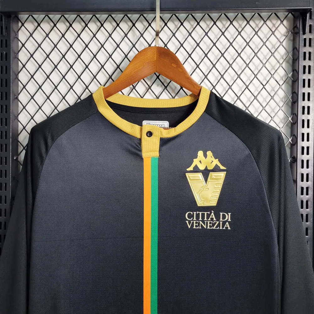 2023/2024 Camiseta de Fútbol Local Manga Larga Venezia Calidad Tailandesa