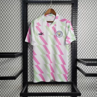 2023/2024 Manchester City Mono de Entrenamiento Blanco Camiseta de Fútbol Calidad Tailandesa