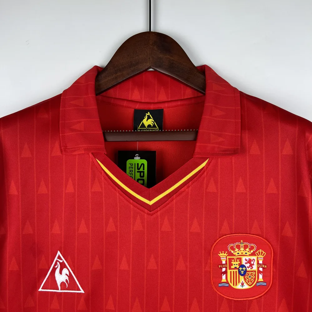 Camiseta Local Retro 1988/1991 España AAA calidad fan