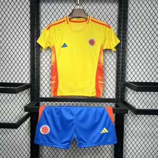 Camiseta de Fútbol Selección Colombia Local 2024-2025 Calidad Tailandesa Talla Infantil
