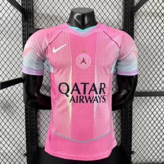 2025/2026 Versión Jugador Psg Paris Saint-Germain Edición Especial Rosa Camiseta de Fútbol Calidad Tailandesa