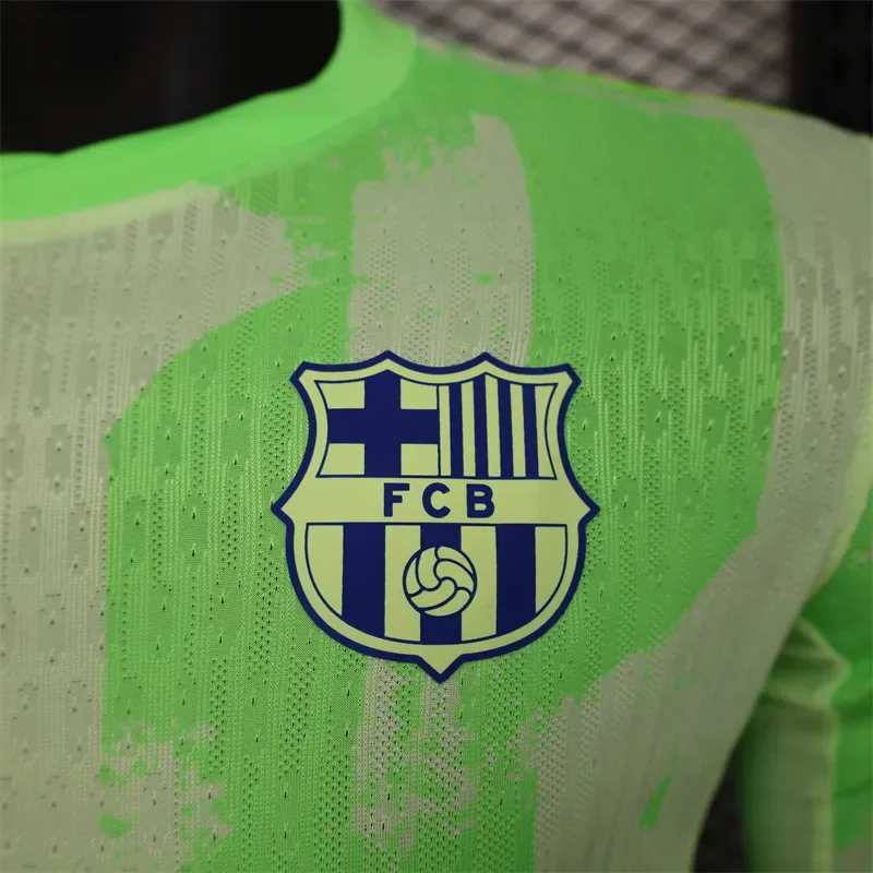2024/2025 Camiseta Tercera Equipación Visitante Manga Larga Barcelona Calidad Tailandesa