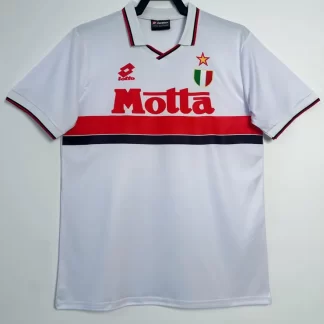 1993/1994 Retro AC Milan Camiseta Visitante Fútbol Calidad Tailandesa