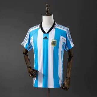 Camiseta Retro 1998 Argentina Local Fútbol AAA calidad fan