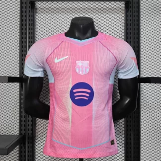 2025/2026 Barcelona Versión Jugador Edición Especial Rosa Camiseta de Fútbol Calidad Thai