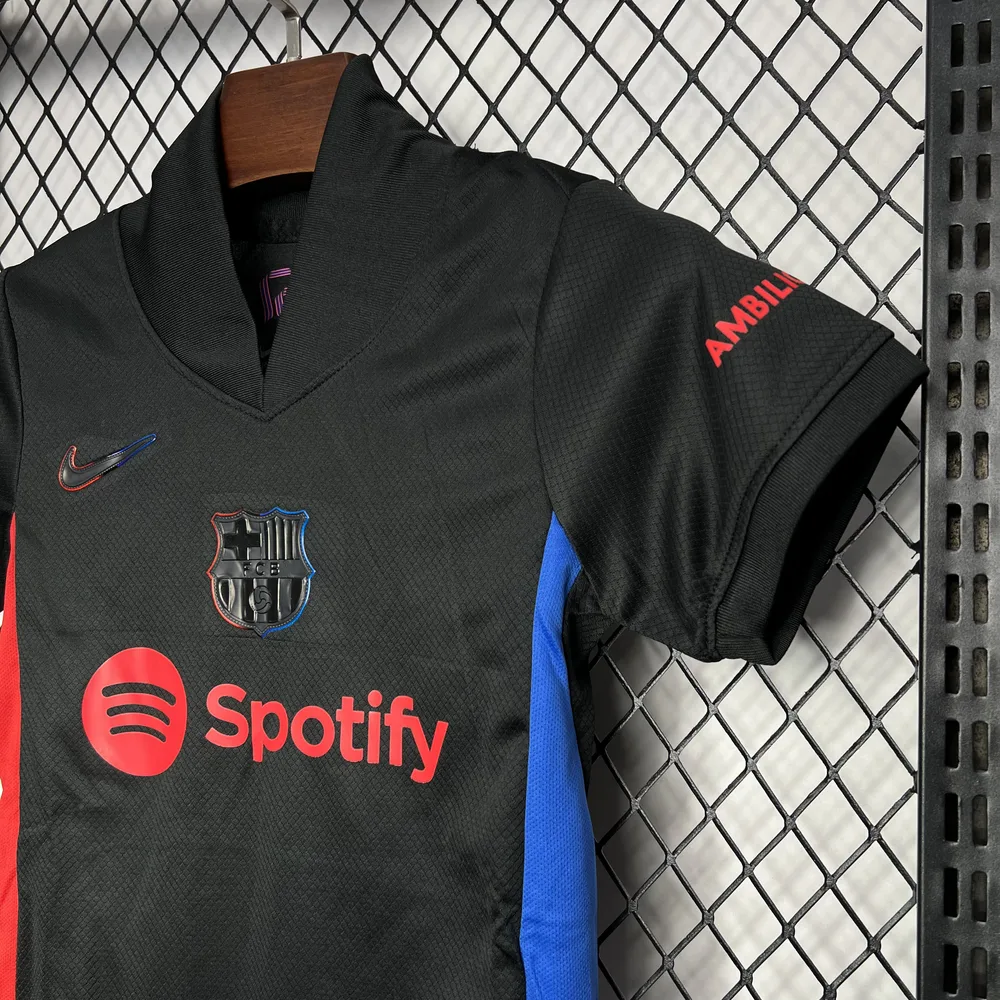 Camiseta de Fútbol Visitante 2024/2025 Barcelona Talla Infantil Calidad Thai