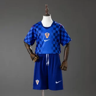 Camiseta de visitante de la selección de Croacia 2026, talla infantil, grado fan AAA