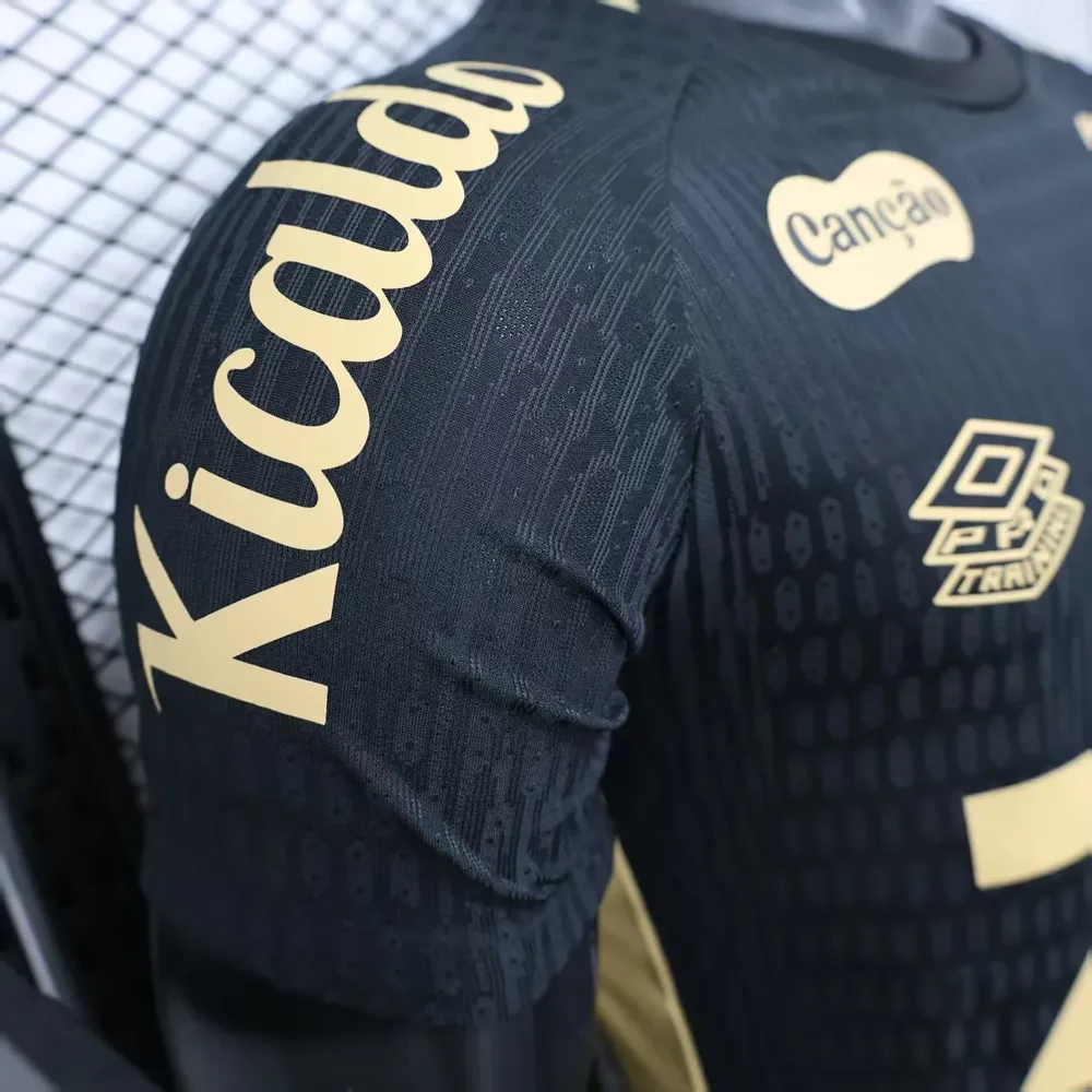 2025/2026 Versión Jugador Camiseta de Fútbol Edición Especial Santos Negro Calidad Thai