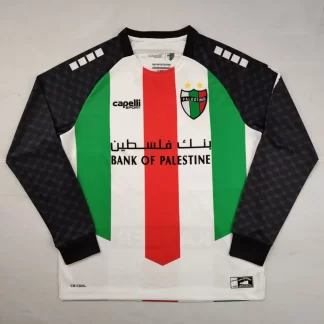 2025/2026 Manga Larga Camiseta de Fútbol Local Palestina Calidad Tailandesa