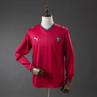 2026 Manga Larga Portugal Camiseta Local AAA calidad fan