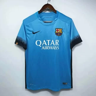 2015/2016 Retro Barcelona Tercera Suplente Camiseta de Fútbol Calidad Tailandesa