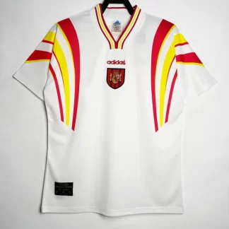 Camiseta de Fútbol Tercera Visitante Retro España 1996 Calidad Tailandesa