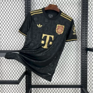 2025/2026 Bayern Munich Edición 125 Aniversario Camiseta de Fútbol Negra Calidad Tailandesa