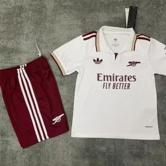 2025/2026 Arsenal Tercera Equipación Visitante Camiseta de Fútbol Calidad Tailandesa Talla Infantil