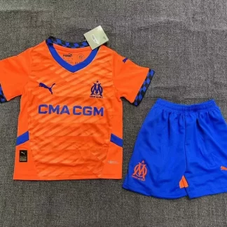 2024/2025 Camiseta Tercera Visitante Olympique de Marseille Calidad Tailandesa Talla Infantil
