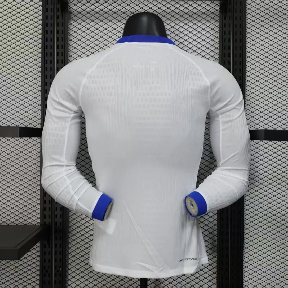 2025/2026 Camiseta de Fútbol Local de Inglaterra Versión Jugador Manga Larga Calidad Tailandesa