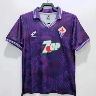 1992/1993 Retro Fiorentina Camiseta de Local Calidad Tailandesa