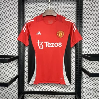 2024/2025 Camiseta de Prepartido Manchester United Roja Calidad Tailandesa